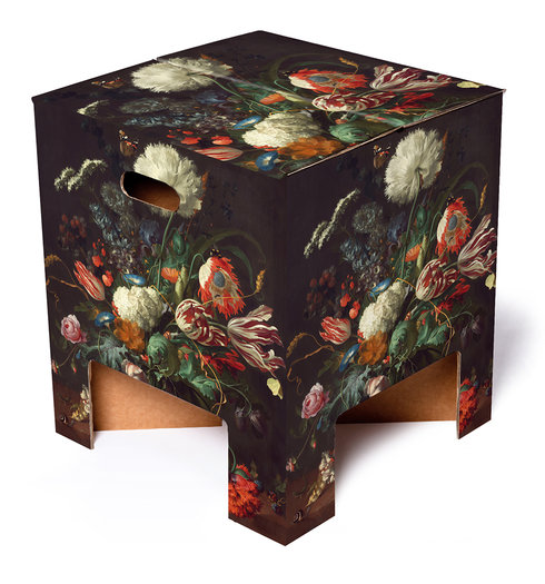schedel Kardinaal overstroming Koop een orginele Dutch Design Chair Flowers - FSC karton bijzettafel-krukje.  - GreenPicnic
