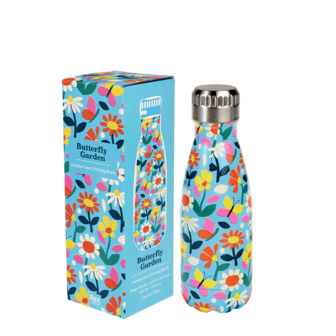 Rex London Thermosflesje met vlinder en bloemen print Greenpicnic