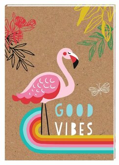 Good Vibes schriftje van gerecycled papier