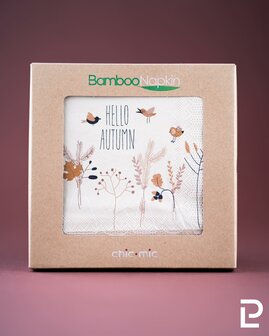 BambooNapkin Hello Autumn eco servetten van bamboevezels - Greenpicnic