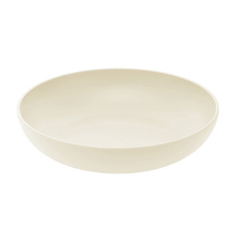 Zuperzozial Nature Flat Bowl 26cm Cream bij Greenpicnic