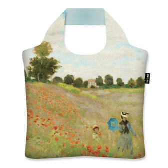 Ecozz Ecoshopper Poppy Print van Claude Monet bij GreenPicnic