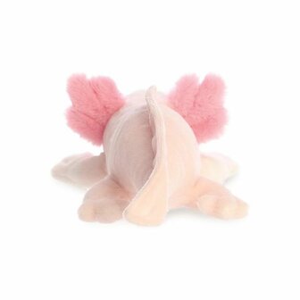 Achterkant duurzame knuffel van Eco Nation Axolotl