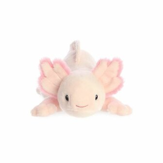 Voorkant duurzame knuffel van Eco Nation Axolotl