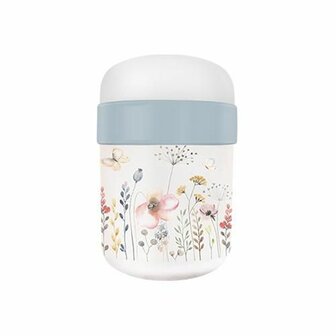 Bioloco plant muesli beker watercolor Flowers - GreenPicnic