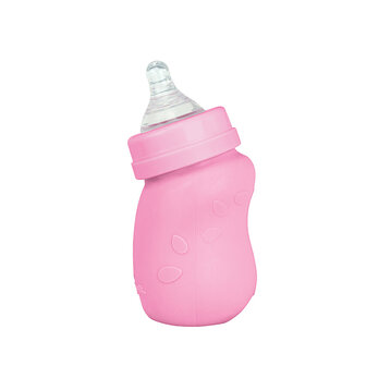 Green Sprouts Baby fles met speen in roze 147ml Greenpicnic