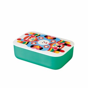 BioLoco plant lunchbox groen met kleurrijke print bij GreenPicnic