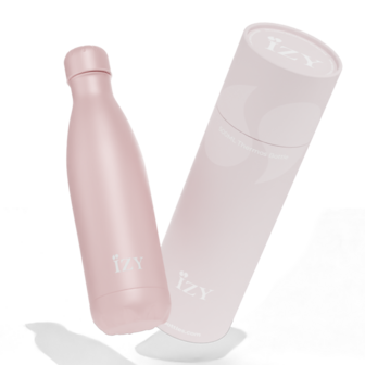 IZy Bottles Pink met verpakking Greenpicnic