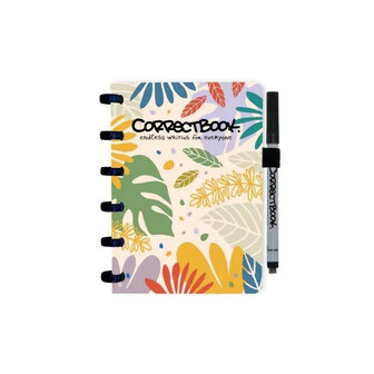 Correctbook whiteboard schrift a6 Botanical Beauty