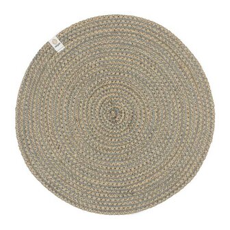 ReSpiin Jute Tablemat  Natural Grey- verkooppunt GreenPicnic