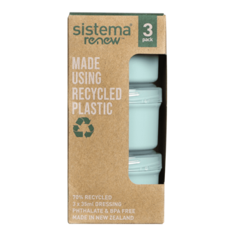 GreenPicnic - Sistema Renew set van 3 dressingpotjes