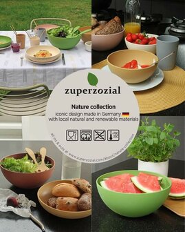 Zuperzozial Nature Servies in diverse kleuren bij Greenpicnic