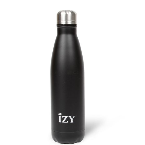 Izy bottle mat zwart 500ml GreenPicnic