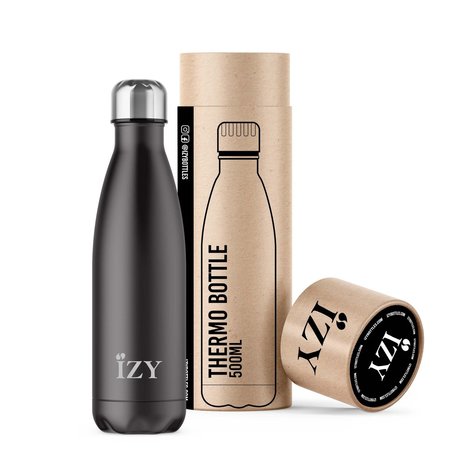 Izy Bottles thermosfles Mr. Black Greenpicnic