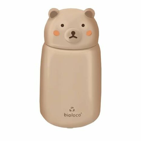 BioLoco rvs Kids Bottle Bear, dubbelwandige kinderthermosfles - GreenPicnic