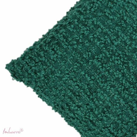 Detail grove weving Cushion Espen Teal van imbarro