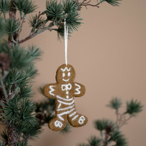 Gingerbread Cookie van vilt bij Greenpicnic