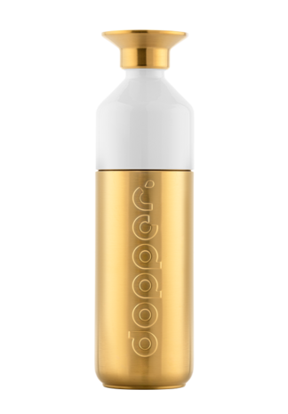 De Dopper Solid Steel Gold 800ml drinkfles