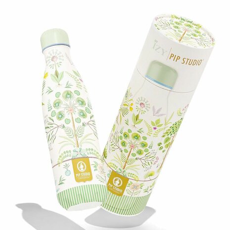 Izy Bottles RVS thermosfles met PIP Studio print Bamboleo