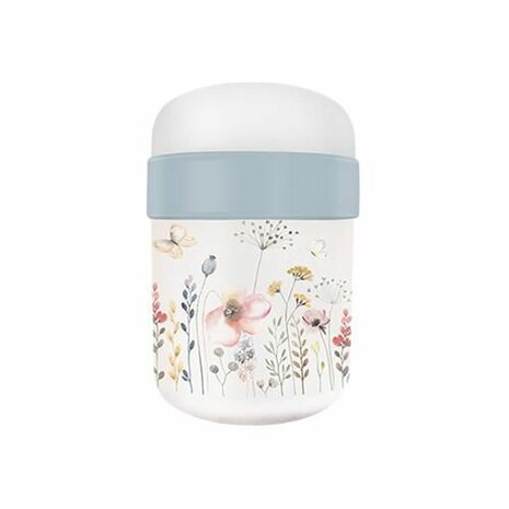 Bioloco plant muesli beker watercolor Flowers - GreenPicnic