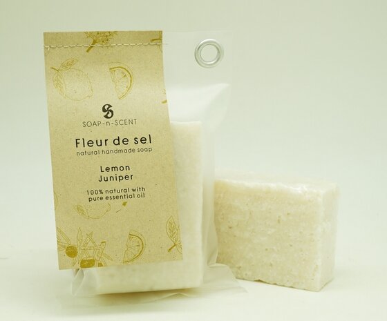 Fleur de Sel natuurlijk zeepblok