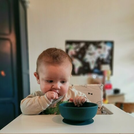 Siliconen kommetje met zuignap, voor kinderen/baby's