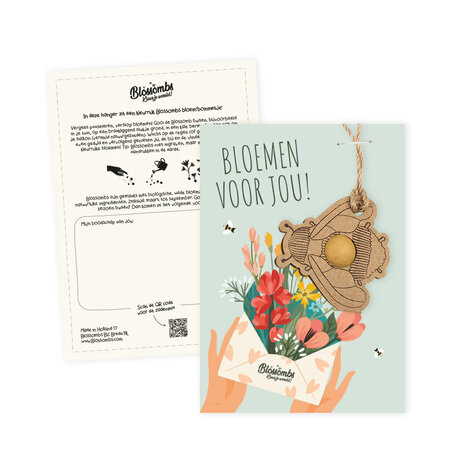 Blossombs giftcard Bloemen voor jou!