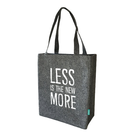 Less is the new More shopper van r-PET - Superwaste bij Greenpicnic