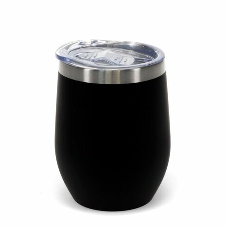 REX London rubber coated Travel Cup black 350ml