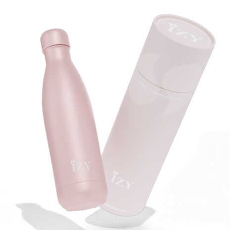 IZy Bottles Pink met verpakking Greenpicnic