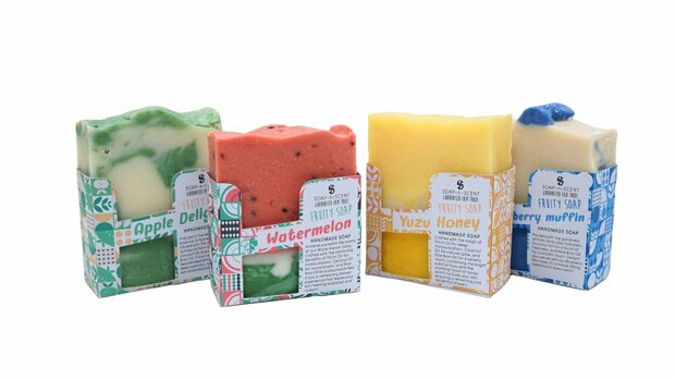 Soap N Scent FRuity Soap natuurlijke zeepblokken Greenpicnic