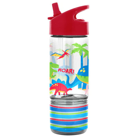 Stephen Joseph Sip and Snack bottle Red Dino