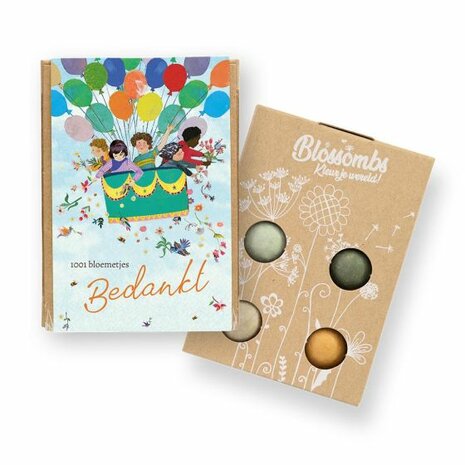 Blossombs mini giftbox Bedankt bij Greenpicnic